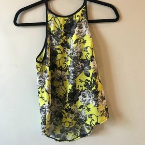 Flowery high neck tank RUMOR